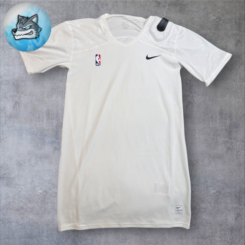 Nike Pro NBA Player Issued HyperStrong Compression Shirt White Sz XL BQ2382-100